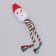Bruttering toy, soft for dogs "Santa Claus" with a rope, 32 cm