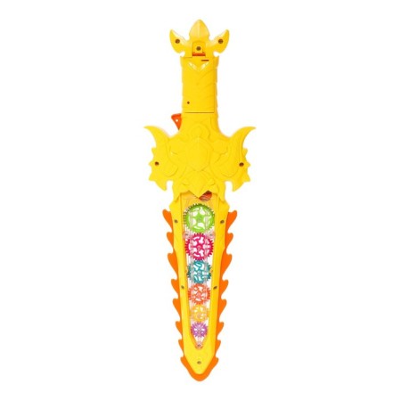 Sword with gears, light and sound effects, works from batteries-2