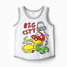 T -shirt for a boy, color gray melange, height 98 cm