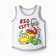 T -shirt for a boy, color gray melange, height 98 cm