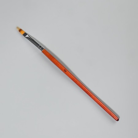 Brush for nail design "Ombre", 19 cm, D - 5 × 12 mm, brown color-2
