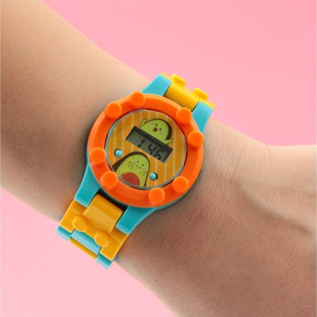 Watch of Watch Electronic "Smile", with a strap-designer-4