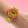 Watch of Watch Electronic "Smile", with a strap-designer