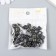 Beads for creativity Plastic "Black Playing Cube" White Points set 20g 0.8x0.8x0.8 cm 78118