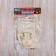 Nosok for gifts "Snowman, Potal" 11x16 cm, gold