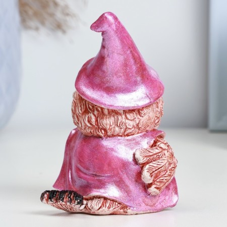 Figure "Owl in a cloak" Red-brown, 11x5cm-2