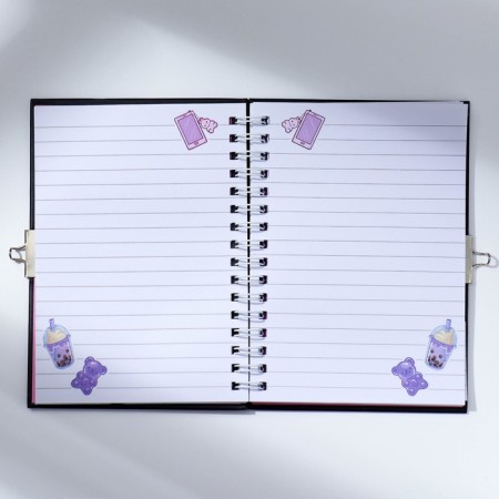 Notebook on the lock "Anime" A6, 50 sheets-3