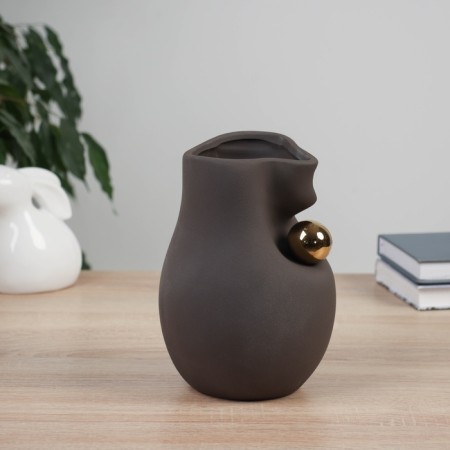 VAZ Coramics Table "Conor" D-10CM, 19.5x12 cm, brown-2
