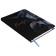 Notepad A5 96 sheets in a cage, Cosmic Eucalyptus, solid cover, matte lamination, soft-tach, selective varnish, elastic band, lies, lanca, block 70 g/m2