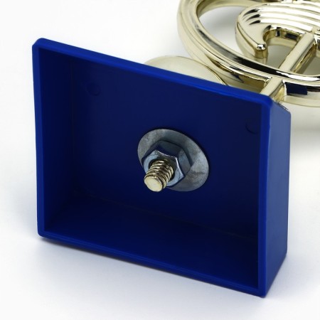 The Cup "Violin key", award figure, plastic stand is blue, 14.5 x 6.5 x 6 cm.-4