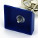 The Cup "Violin key", award figure, plastic stand is blue, 14.5 x 6.5 x 6 cm.