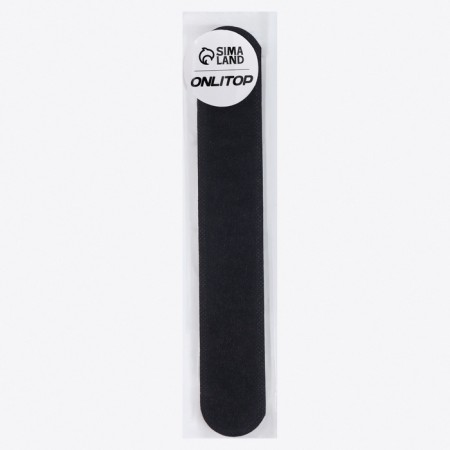 Protective liners from sweat and pollution, set - 10 pcs, on an adhesive base, 24 × 3.7 × 0.1 cm, black color is black-5