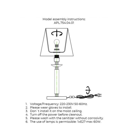 GAY E27 60W desktop lamp-8