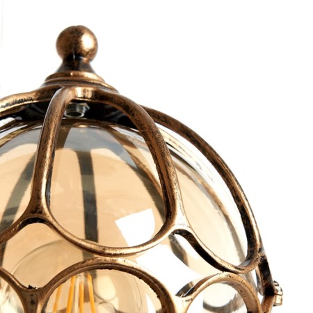 Sadovo-park lamp Feron PL3701, IP44, E27, 60 W, 180x200x320 mm, color black gold-3