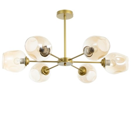 Murano chandelier 6he27 60W white gold 78x78x35cm Bayerlux