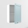 Cabinet hinged with 1 door Royalwood, 300x500x720, white/blue Provence