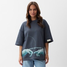 Women's T -shirt MIST Space, graphite, r.48