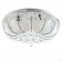 Svetogor chandelier "Butle" 8x60W E27 LED lighting chrome 60x60cm