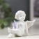 Suvenir Polystone "Snowty Angel Crystal Heart" 5x6x3 cm