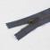 Metal zipper, No. 4, non -proceeding, automatic lock, 14 cm, gray/antique color