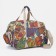 Road bag on lightning, 2 external pockets, a long belt, beige color/orange
