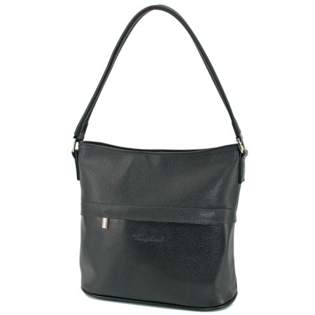 Bag Cross-Bodi with a zipper, black color