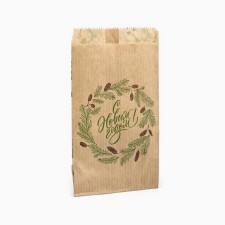Package package, craft, “spruce twigs”, 8 x 16 cm without a window, New Year