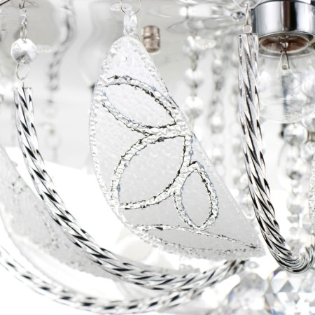 Svetogor chandelier "Moscow" 5x60W E27 LED lighting chrome 50x50cm-9