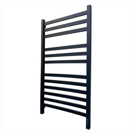 Electric towel Grois Alex, 400x1000 mm, 12 crossbars, lower, black