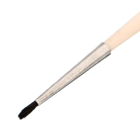 Round Brush No. 0 (clip diameter 1 mm; hair length 5 mm), wooden handle, calligrata-4