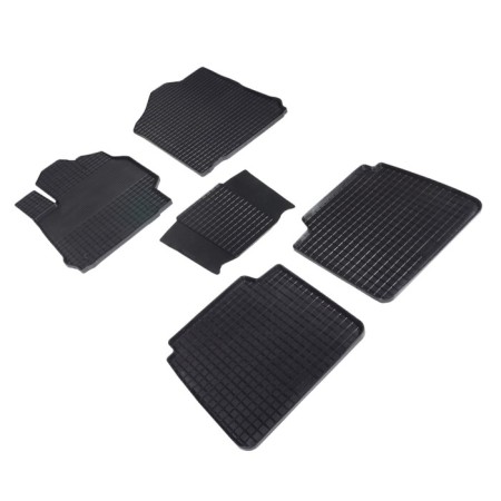 Rubber “grid rugs” in the cabin for Toyota Camry VII (right steering wheel) 2012-2017