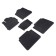 Rubber “grid rugs” in the cabin for Toyota Camry VII (right steering wheel) 2012-2017