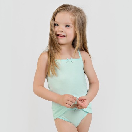 Майка для девочки «Basic», рост 98-104 см, цвет ментоловый