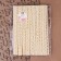 Knitted lace, 13 mm × 15 ± 1 m, beige color