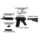 M4 assault rifle shoots gel bullets, works from the battery