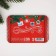 New Year. Letter to Santa Claus postcard with stickers "New Year's Post"