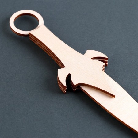 Wooden weapon Children's souvenir "dagger"-2