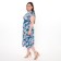 Women's dress, blue color, size 48