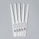 Steep saw, set 20 pcs, wooden base, abrasiveness 100/100, 18 cm, color gray color