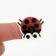Thermometer-hint of the “God's ladybug”, up to 40 °, 2.8 x 2.9 cm