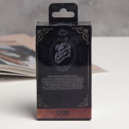 Gift set Visor and stones for whiskey "conqueror"-4