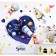 Interior plastic sticker "Poosiki in space" 60x90 cm