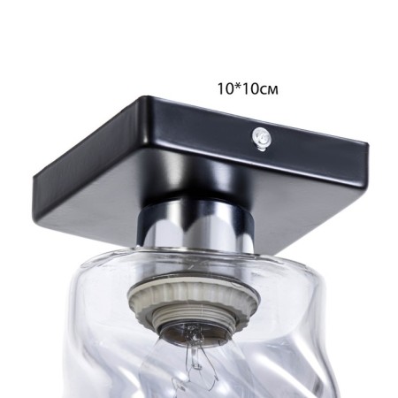 Lamp 91318/1 E27 40W Black 12x12x18 cm-6