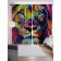 Photostes "Leo in bright colors", Saten, size 145x265 cm, 2 pcs