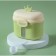 Container for storage of baby food "Crown", 240 gr., Green color
