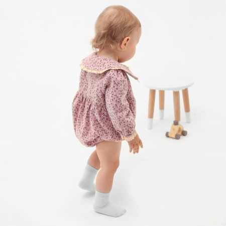 Рубашка-боди для девочки MINAKU, цвет розовый, рост 68-74-7
