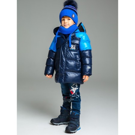 Set for a boy: hat, snood, size 52-1