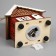 Submissive Sveta "Red House", 9.5x5.5x10 cm, 1 LED, AG10X3 (in set), glow warm white