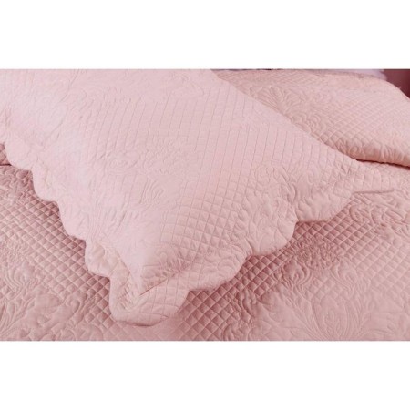 A set with a blanket "Barbara", size 230x250 cm, 50x70 cm - 2 pcs, color of the powder-2