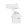 Luazon Lighting track lamp under the GU10 lamp, square, white case
